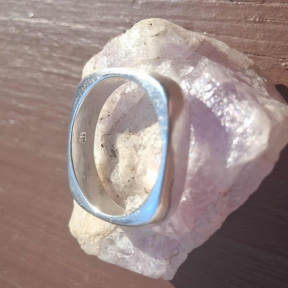 Source Unknown Silver Ring - image 1